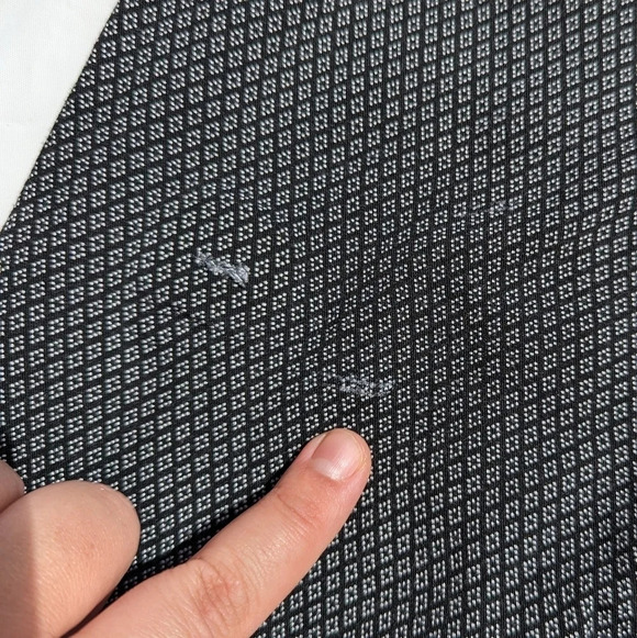 GAP Black with  White Detail Work Pants - Elastic Waist and Ankle- size XS - Picture 4 of 9